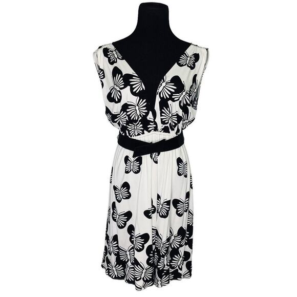 Alice + Olivia Dresses & Skirts - Alice + Olivia Silk Jersey Butterfly Plunge Belted Dress Womens Size S NWT $330